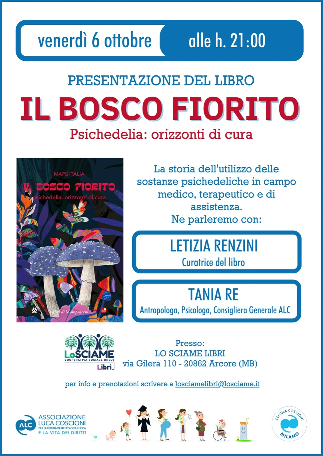 Il Bosco Fiorito a Lo Sciame Libri, Arcore