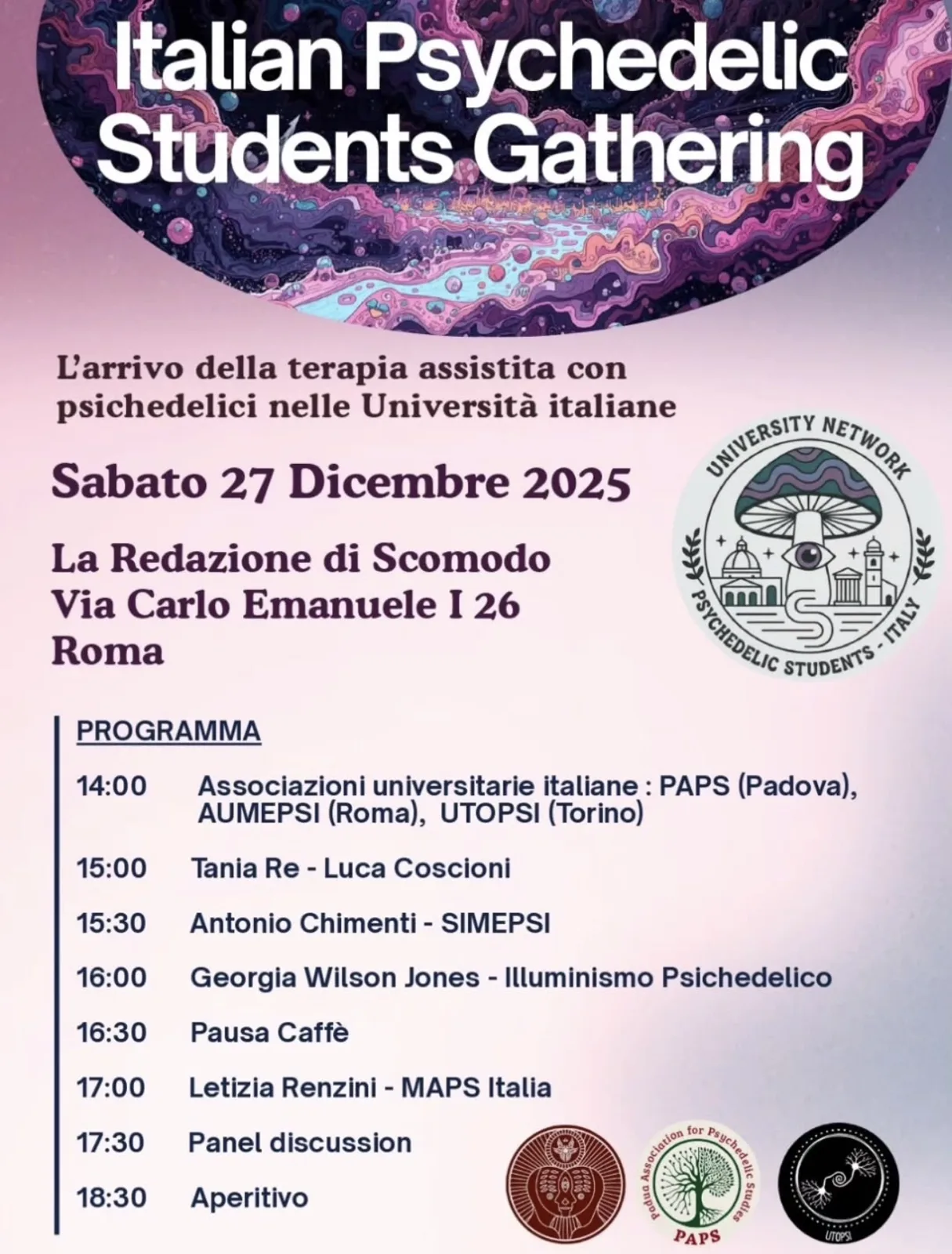 Ricerca, università e psichedelia
