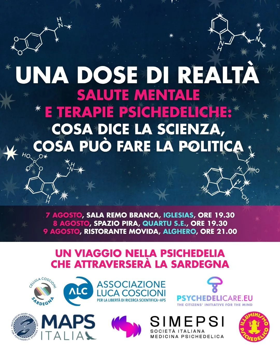 “Una dose di realtà”, evento organizzato da Associazione Coscioni